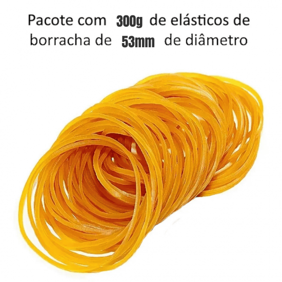 Liguinha Elástico de Silicone Celular Gominhas Liga Fixação de Telas 300G