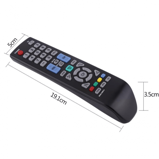 KIT 2 Controle Remoto compatível com TV LCD Samsung BN5900869A