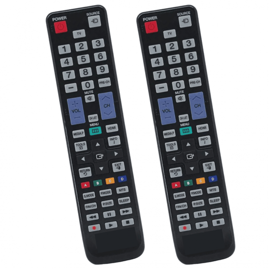 KIT 2 VC-A8022 CONTROLE REMOTO COMPATIVEL TV LCD SAMSUNG
