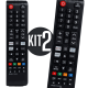 KIT 2  VC-A8245 CONTROLE REMOTO COMPATIVEL TV LCD SAMSUNG