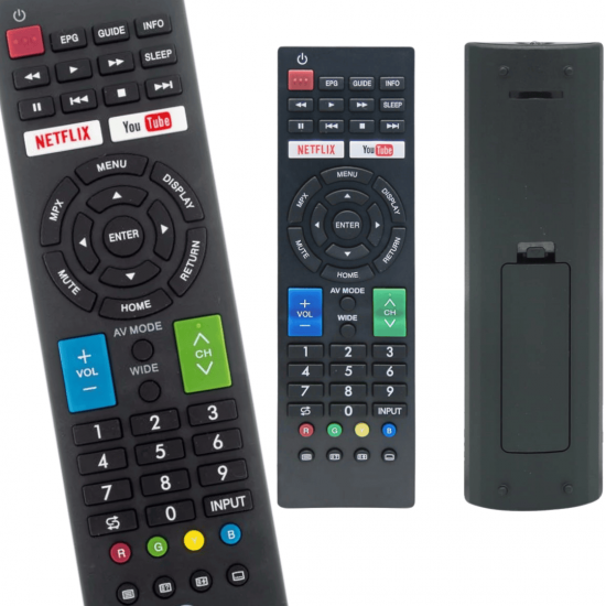 KIT 2 VC-A8258 CONTROLE REMOTO COMPATIVEL TV LCD SHARP