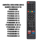 kit 2 Controle Remoto Tv Philco tecla netfllix Prime Video globoplay