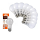Kit 20 lâmpadas led 9w bulbo bivolt soquete e27 branco frio black + decker