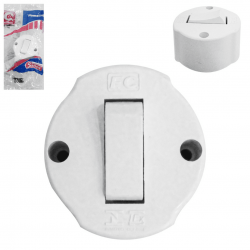 3 Interruptor Com 1 Uma Tecla De Sobrepor redondo