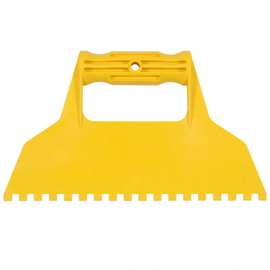 3 Espatulas de plastico com dente aplicação precisa de cola, argamassa, massa corrida 23cm