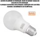 KIT 3 LAMPADAS LED BULBO 9W 6500K
