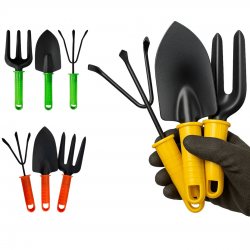 Kit 3 Peças Conjunto Ferramentas Jardinagem Jardim Horta em Casa