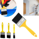 3 Pincéis Trincha Para Construção Multiuso Pintura Tamanhos Variados