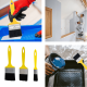 3 Pincéis Trincha Para Construção Multiuso Pintura Tamanhos Variados