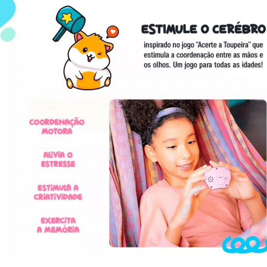 Kit 3 Pop It Mini Gamer Eletrônico Chaveiro Sensorial