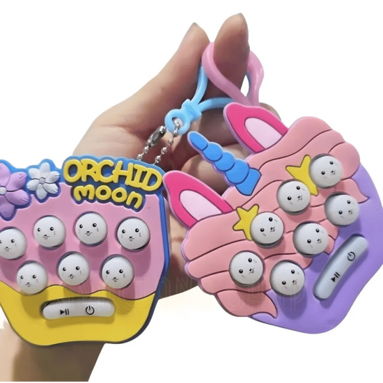 Kit 3 Pop It Mini Gamer Eletrônico Chaveiro Sensorial