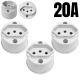 KIT 3 TOMADA EXTERNA DE SOBREPOR 20A