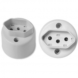 KIT 3 TOMADA EXTERNA DE SOBREPOR 20A