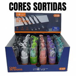 KIT 30 Cabos Carregador Reforçado carga Rápido para Tipo C inova Tubo