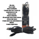 Kit 30 cabos 2M carregador reforçado carga rápido para android v8 inova tubo
