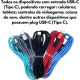KIT 30 Cabos Carregador Reforçado carga Rápido para Tipo C inova Tubo