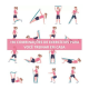 Kit 5 Faixa elástica Thera Mini Band Fisioterapia Multifuncional Crossfit