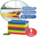 Kit 5 Panos Microfibra P/ Limpeza Multiuso Limpa Vidro Pia Pano Flanela Automotivo Flanela
