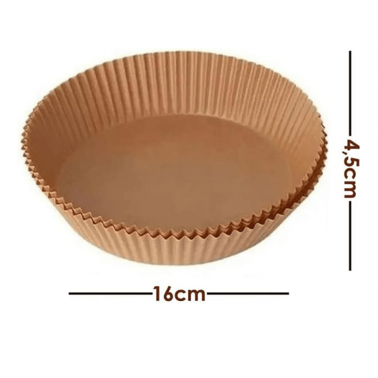 Forma De Airfryer Descartavel Antiaderente De Papel Cozinha Fritadeira Cozimento Protetor Forro Tapete