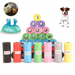 Kit 7 Rolinhos De Saquinhos/Refil De Lixo Para Coco Pet Gato Cachorro