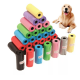 Kit 7 Rolinhos De Saquinhos/Refil De Lixo Para Coco Pet Gato Cachorro