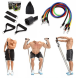 Kit Elástico Para Treino Exercícios Malhar Musculação Casa MBFIT