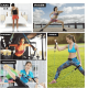 Kit Elástico Para Treino Exercícios Malhar Musculação Casa MBFIT