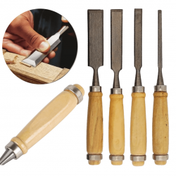 Kit Jogo Formão grosa Profissional 4 Peças
