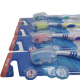 Kit Pacote Com 12 Escovas De Dente dental Media Adulto Com Capa Protetora