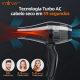 Secador de Cabelo Profissional Motor de Alta Fluxo de Ar 2 Velocidades 3 Temperaturas