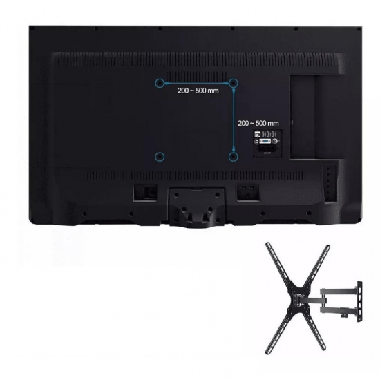Suporte Tv Articulado Lcd Led Plasma 22 A 55 polegadas para parede 32 40 42 43 47 50 52 55