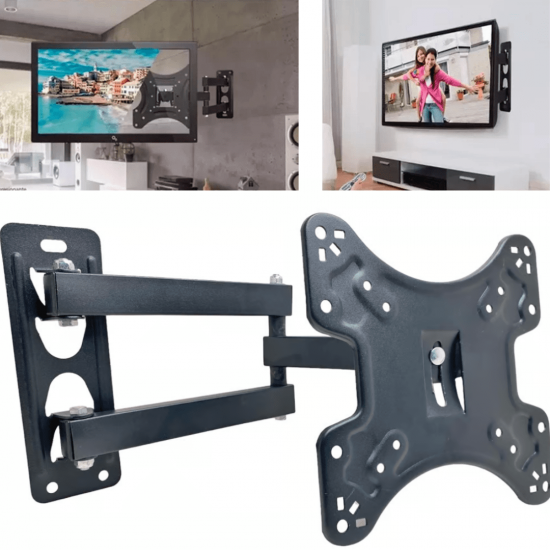 Suporte tv articulado lcd led plasma 14 a 55 polegadas para parede 14 22 32 40 42 43 47 50 55