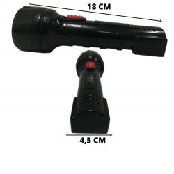 KV-7473 INOVA PRIME LANTERNA ELETRICA DE LED, COM BATERIA RECARREGAVEL, COR PRETO