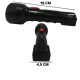 KV-7473 INOVA PRIME LANTERNA ELETRICA DE LED, COM BATERIA RECARREGAVEL, COR PRETO