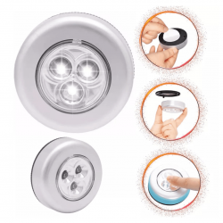 Lâmpada Adesiva De Emergência Com 3 LEDs Lampada Pequena Para Corredor/Parede/Armário