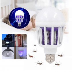 Lâmpada Luz Led 15 Watts Mata Mosquito Pernilongo 220/110v