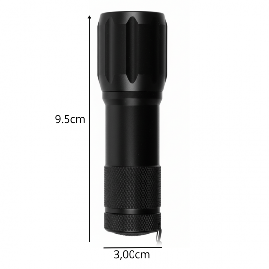 LAN-7481 LANTERNA ELETRICA DE LED, USO MANUAL COM BATERIA RECARREGAVEL, MARCA: INOVA PRIME