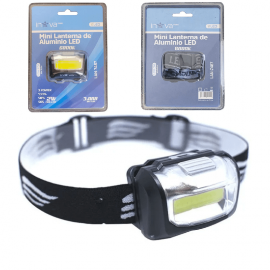 Lanterna de Cabeça Led Caminhada Pesca Ciclismo