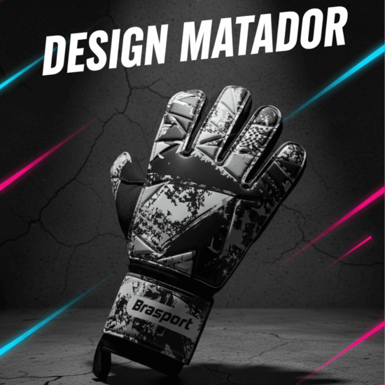 Luva Goleiro Futebol Campo Futsal Salão Society - Aderência e Durabilidade