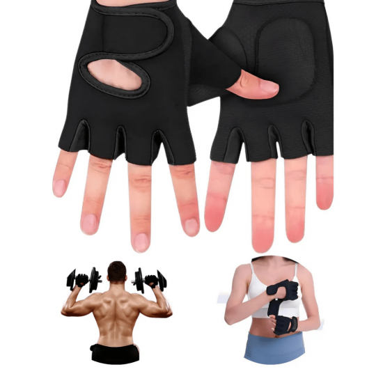 Luva Musculação Academia Antiderrapante Feminina E Masculina Ginástica