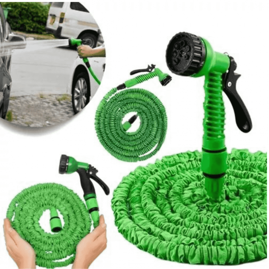Mangueira Expansível Elástica Flexível 15m 30 Metros Jardim Retrátil Multiuso Aleatório Plantas