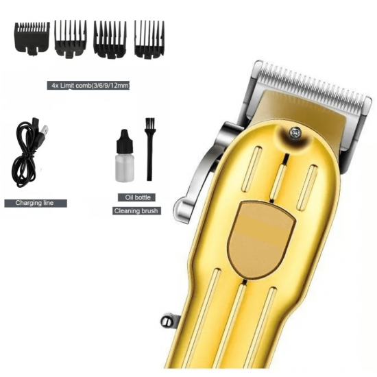 Máquina cortador cabelo barbeador sem fio profissional bivolt