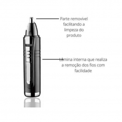 Máquina De Tirar Pelos - Nariz, Barba E Cabelo