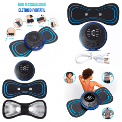 Massageador Elétrico por Impulso Elétrico! Cervical, Lombar e Corpo