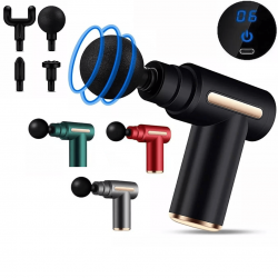 Massageador Elétrico Profissional Muscular Pistola Portátil Original Massagem