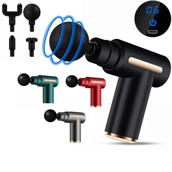 Massageador Elétrico Profissional Muscular Pistola Portátil Original Massagem