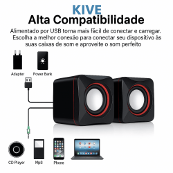 MB54534 CAIXA DE SOM PARA COMPUTADOR