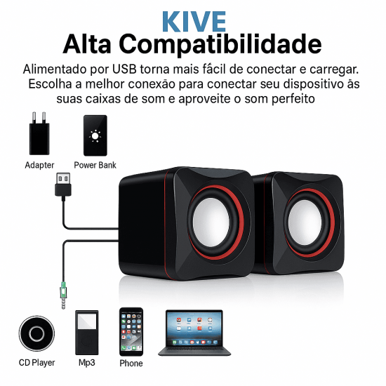 MB54534 CAIXA DE SOM PARA COMPUTADOR