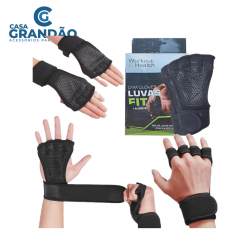 Luva Musculação Treino Bike Unissex Neoprene - Par