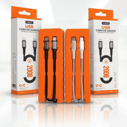 MD-13172 TC CABO DE DADOS USB-C INOVA TIPO-C 2M 5V
